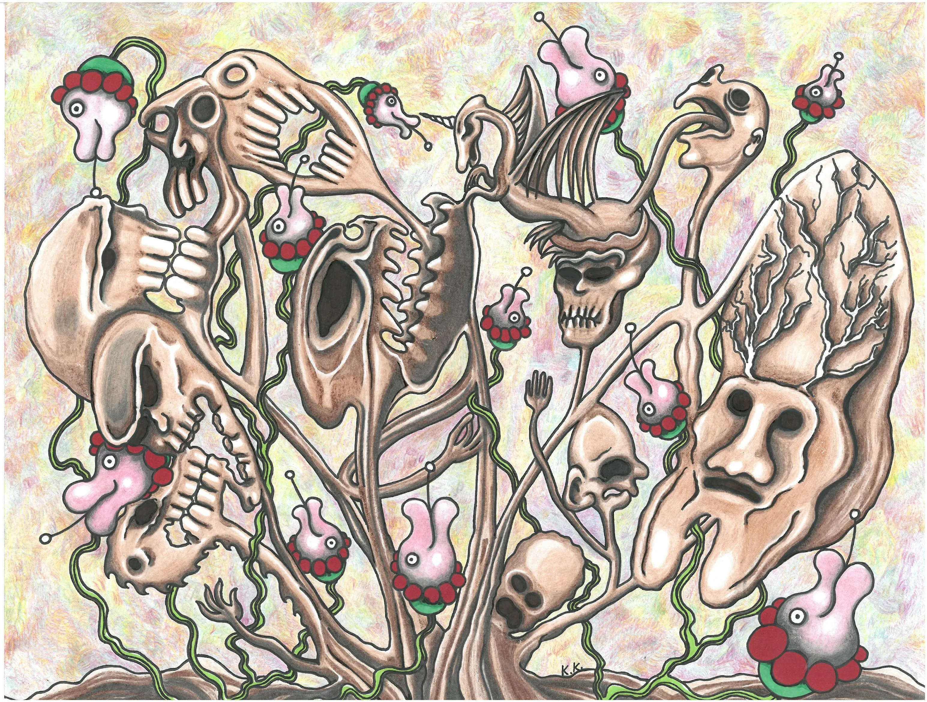 An Interesting Attraction, Strange Story And Amateur Drawing By Oldboneart