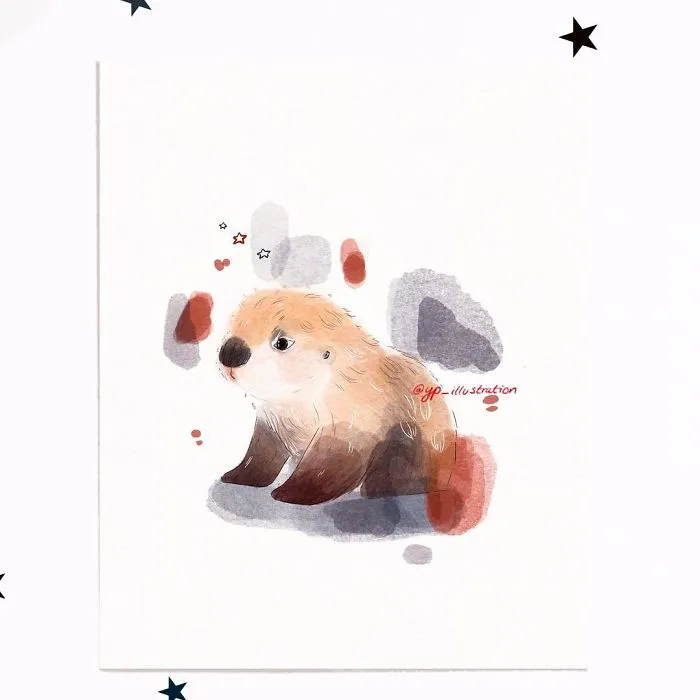 Dizzy Fluffy Otter