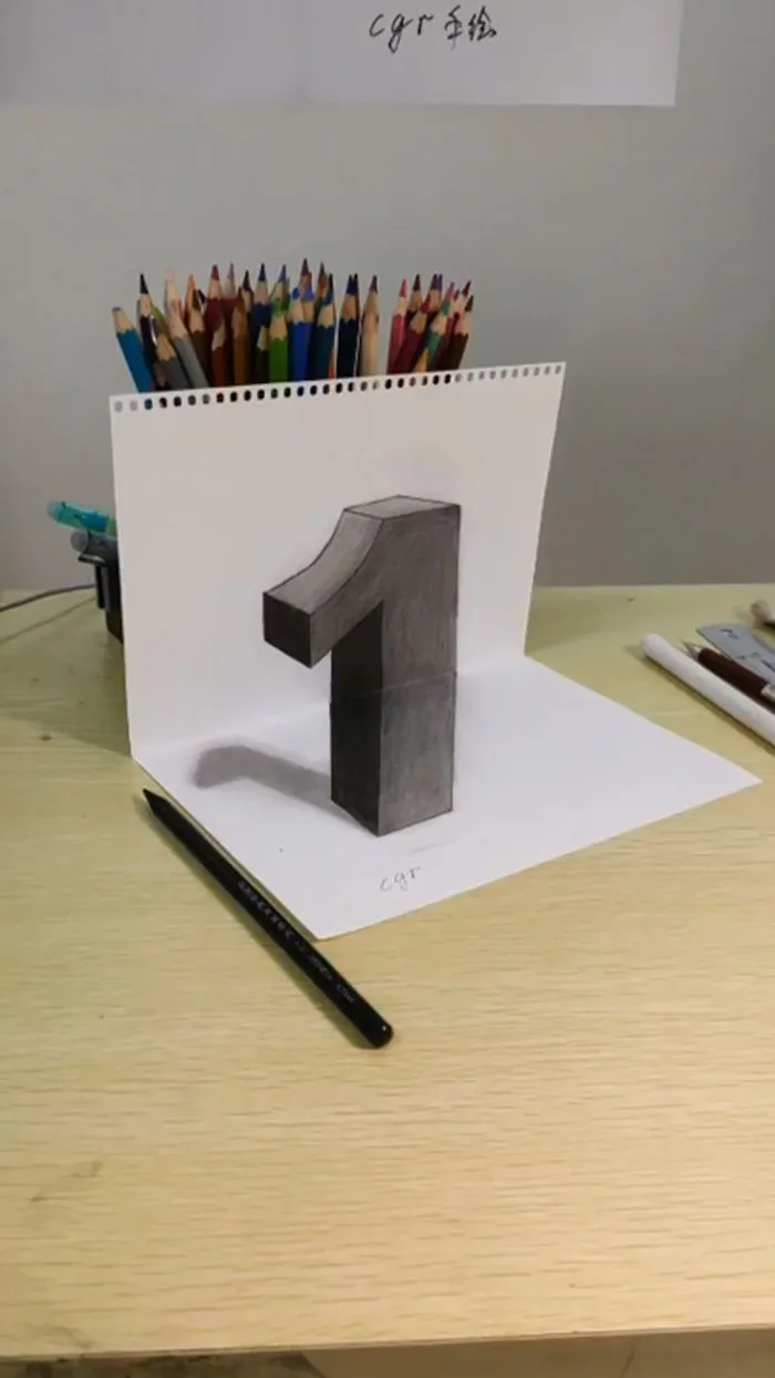 Artist Creates 3D Illusions On Simple Sheets Of Paper