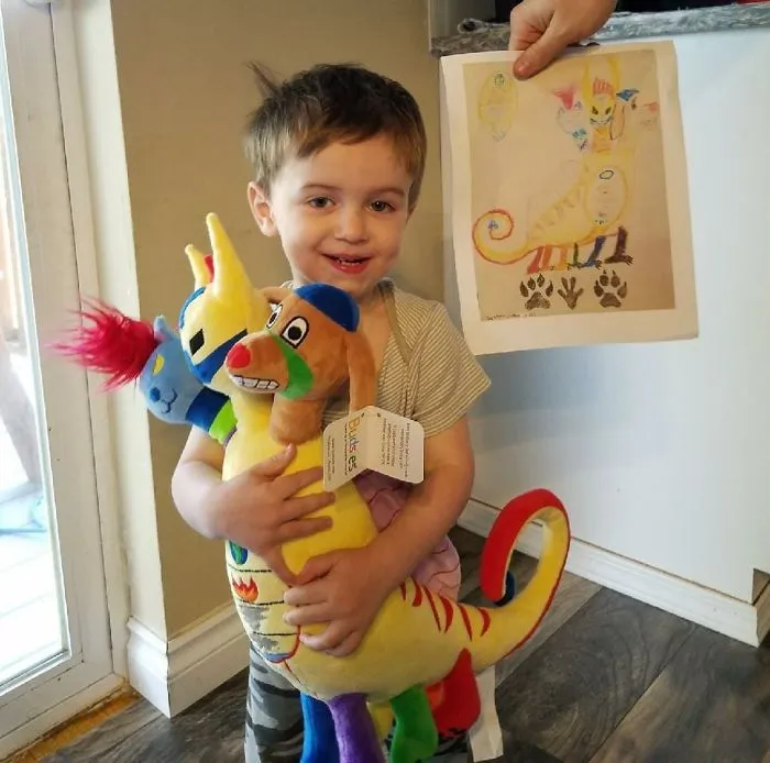 This Company Turns Children's Drawings Into Cuddly Plush Toys