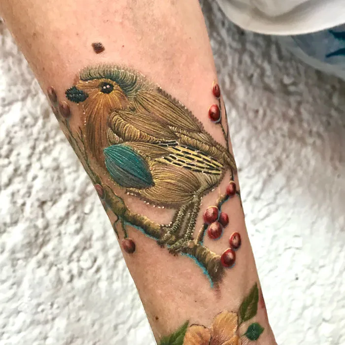 Parece ser que los "tatuajes bordados" son tendencia, y son mejores de lo que parecen (30 imágenes)