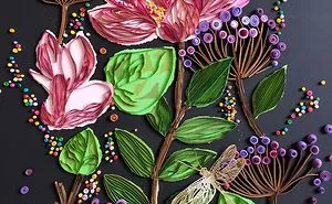 I Use Hundred Of Strips Of Paper To Create Art
