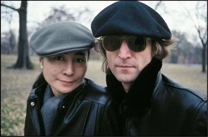 John Lennon And Yoko Ono, Central Park, NYC, 1980