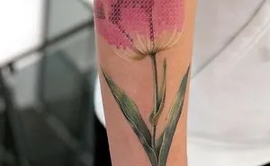 Apparently, Embroidery Tattoos Are A Thing And It Looks Cooler Than It Sounds (30 Pics)