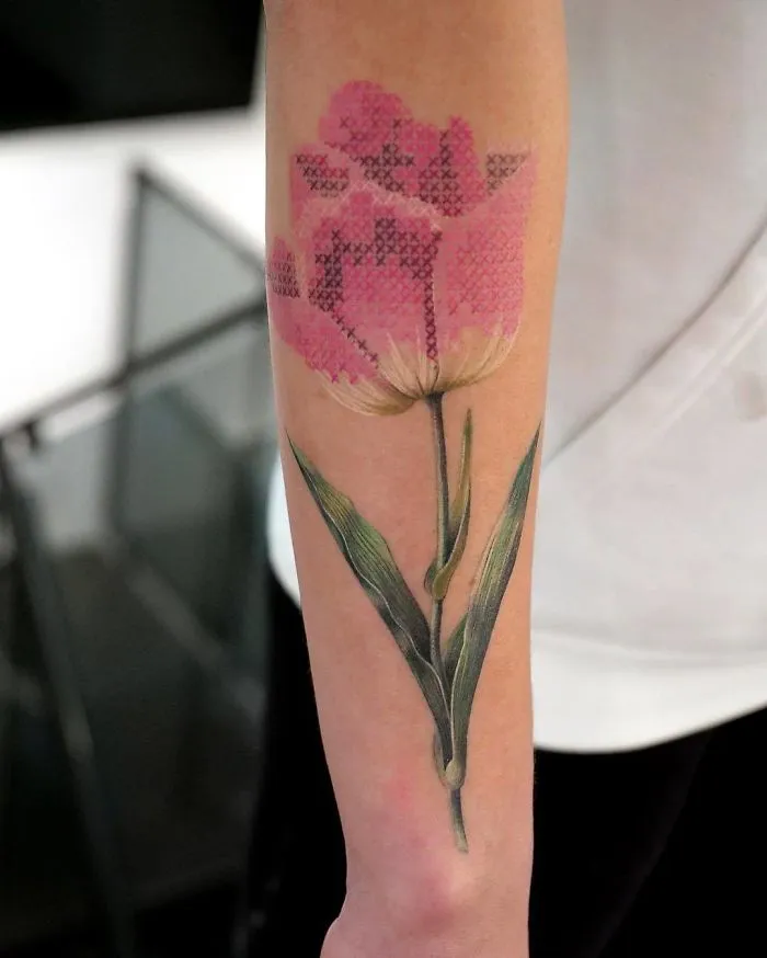 Botanical Glitch Art