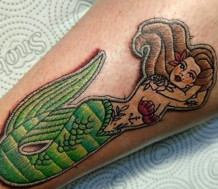 Parece ser que los "tatuajes bordados" son tendencia, y son mejores de lo que parecen (30 imágenes)