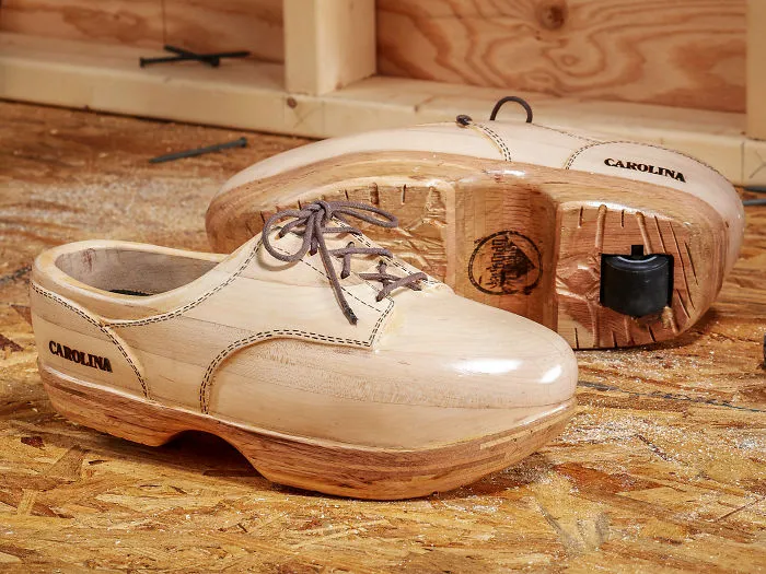 Making Pallet Wood Clog Heelys
