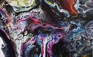 Acrylic Pouring – Unusual Paintings – Part 4