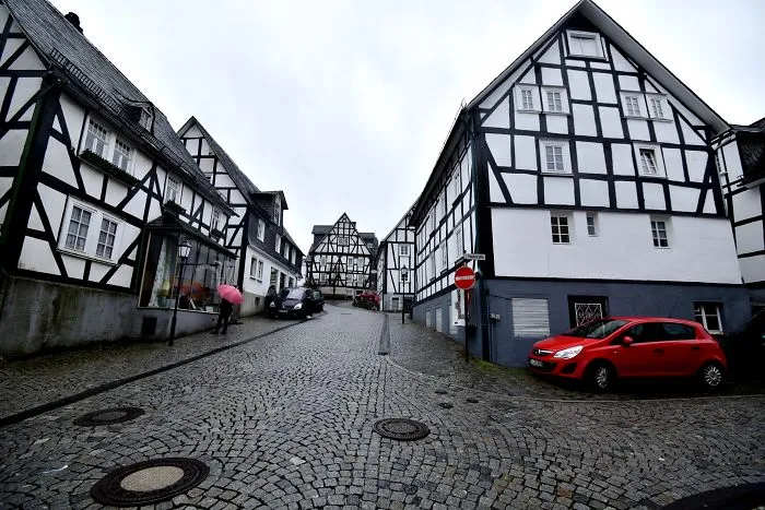 Freundenberg . The Village  In B&w