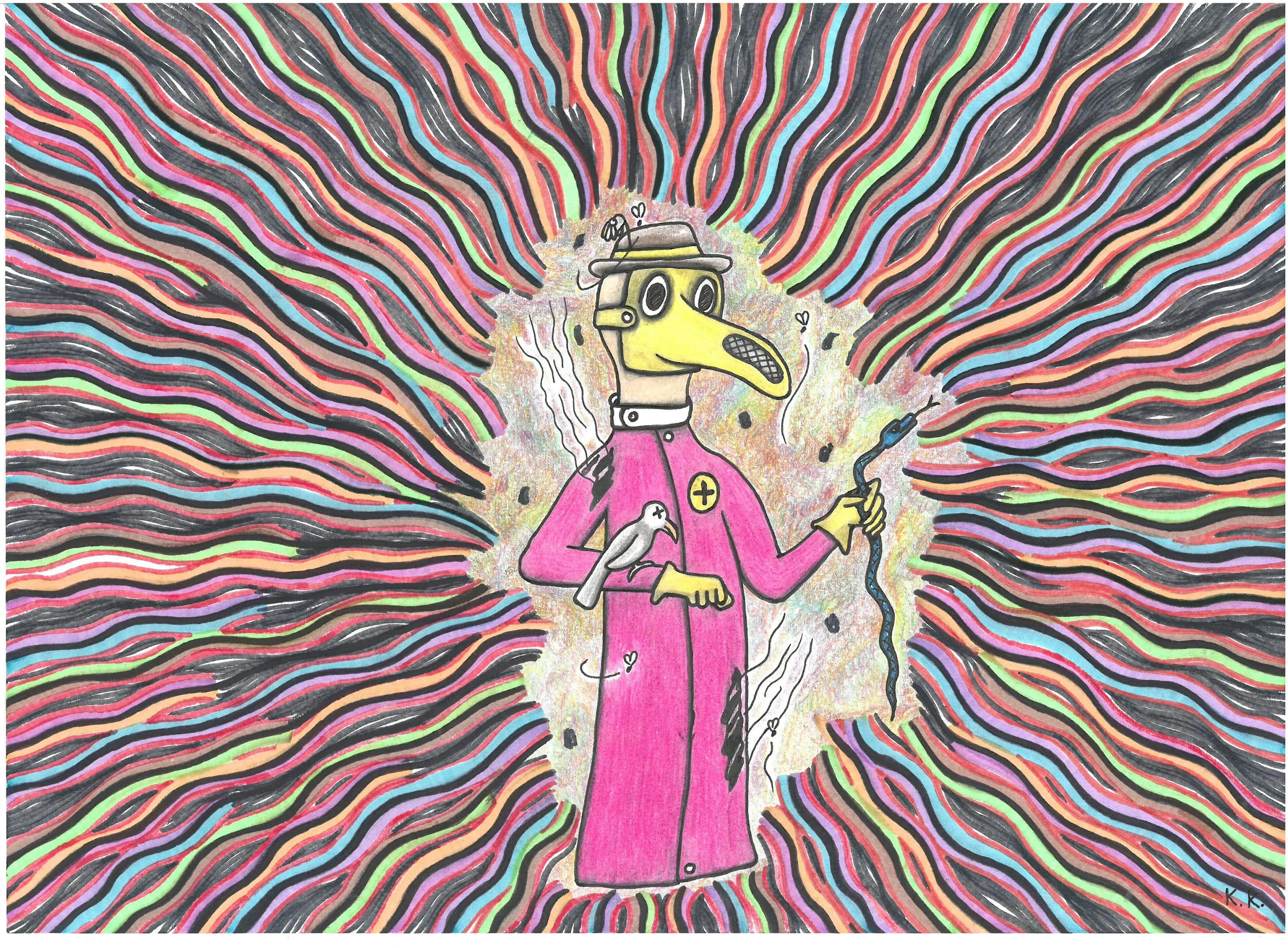 Doctor Illness, Story Of A Misunderstood Character With Outsider Illustration