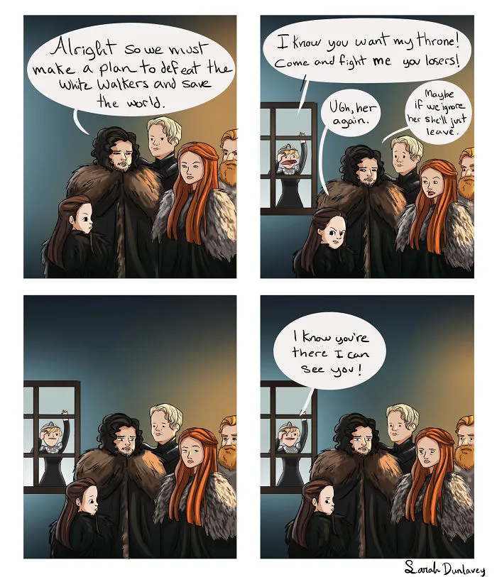 What Happens Behind The Scenes Of Game Of Thrones (My 5 Comics)