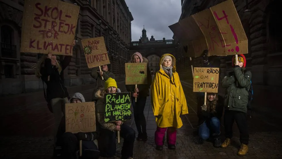 Greta Thunberg Says. Our House Falls Apart, The Future Is In Your Hands!