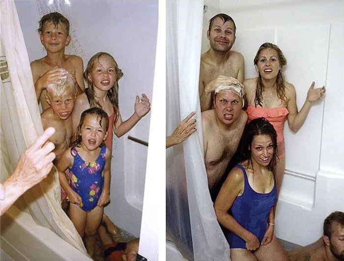 Siblings Who Hilariously Recreated Their Childhood Photos