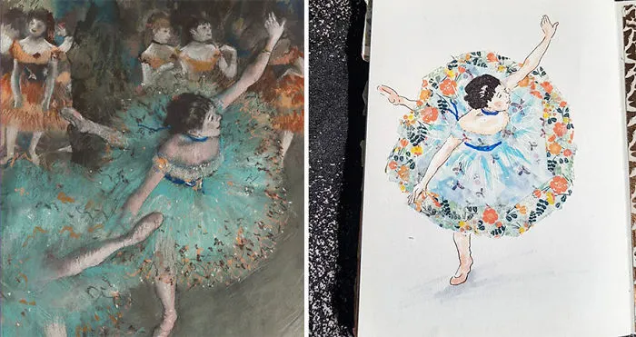 The Green Dancer - Edgar Degas
