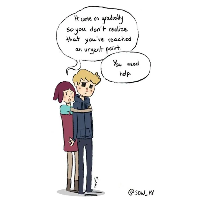 I Explain What My Depression And Anxiety Feels Like Through These Comics (New Pics)
