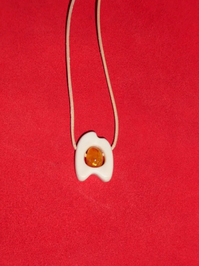 Stag Bone With Amber