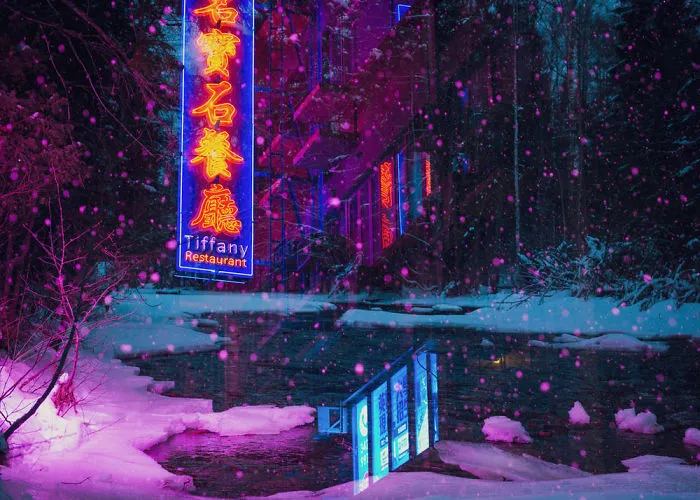 I Traveled From Finland To Hong Kong To Finish These In-Camera Multiple Exposures; A Contrasty Combination Of Scandinavian Nature & Asian Neon Lights