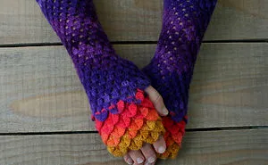 I Made This Dragon Scale Gloves
