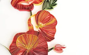 I Use Hundred Of Strips Of Paper To Create Art