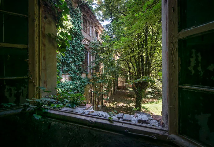 Looking Into The Central Courtyard