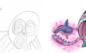 I Submitted My Kid's Drawing To My Monsta Project And Got More Than Expected