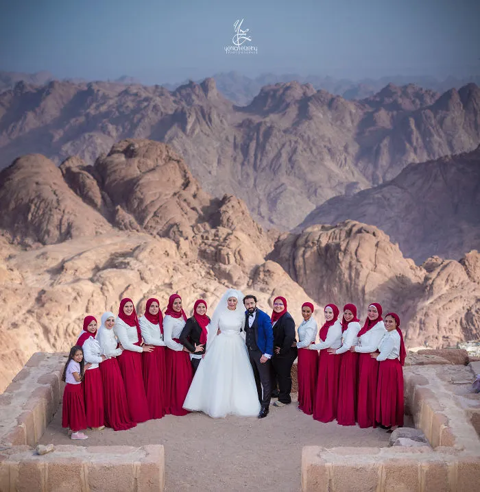 Hiked A 2200 M Mountain For The Wedding Photo Session Of My Friends