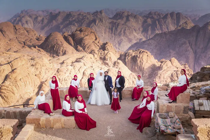 Hiked A 2200 M Mountain For The Wedding Photo Session Of My Friends