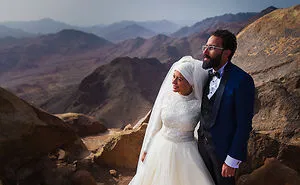 Hiked A 2200 M Mountain For The Wedding Photo Session Of My Friends