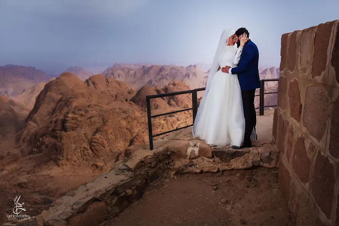 Hiked A 2200 M Mountain For The Wedding Photo Session Of My Friends