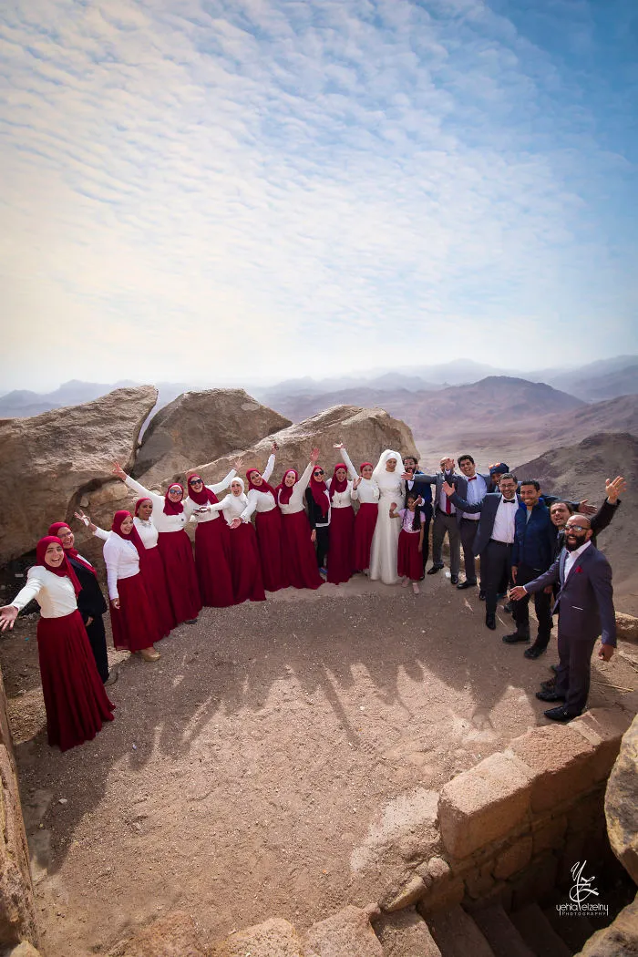 Hiked A 2200 M Mountain For The Wedding Photo Session Of My Friends