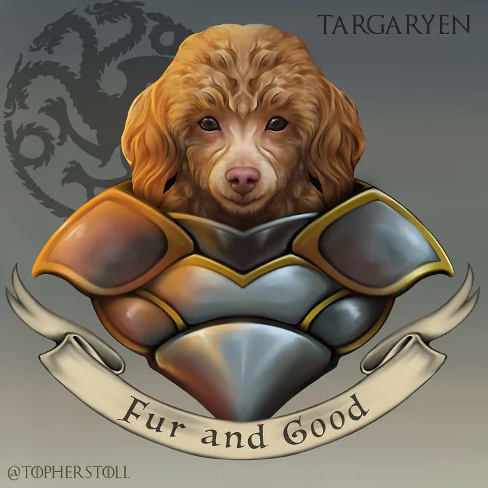 I Drew The Great Houses Of Westeros As Doggos