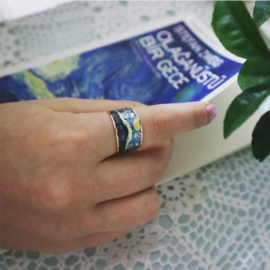 Unique Handmade Jewelry From Most Famous Paintings Of The World As Van Gogh’s Starry Night & Quality Designs