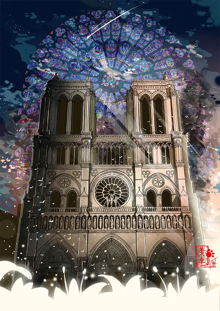 30 Artists’ Tributes To The Iconic Notre-Dame Cathedral