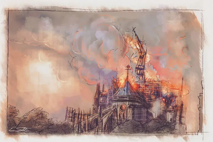30 Artists’ Tributes To The Iconic Notre-Dame Cathedral