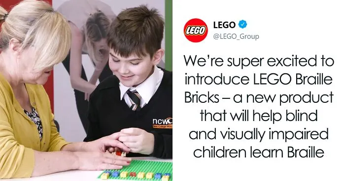 LEGO Releases Braille Bricks For Blind And Visually Impaired Children