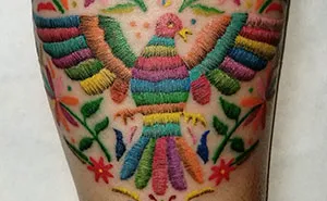Apparently, Embroidery Tattoos Are A Thing And It Looks Cooler Than It Sounds (30 Pics)