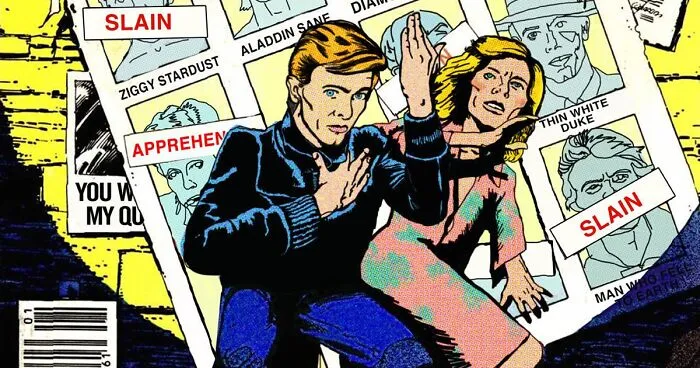 David Bowie Songs Turned Into Old Pulp Fiction Book Covers by Todd Alcott