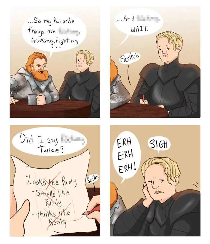 What Happens Behind The Scenes Of Game Of Thrones (My 5 Comics)