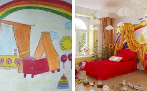 7 Kids Were Asked To Draw Bedrooms Of Their Dreams, And Here's What They'd Look Like In Real Life
