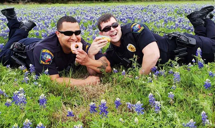 The Texas Bluebonnet Challenge Is Going Viral And Here Are The 30 Best Photos From Police Officers So Far
