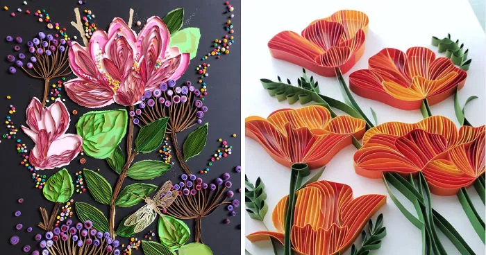 I Use Hundred Of Strips Of Paper To Create Art