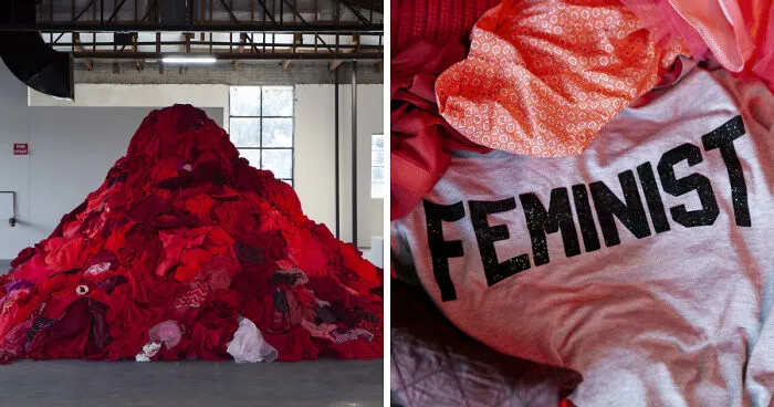 I Turned 3000 Kilograms Of Clothing Destined For Landfill Into An Art Installation