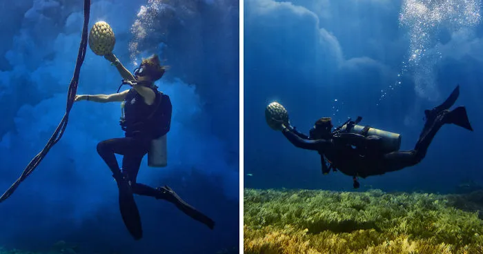 Dragon Egg Found Underwater - 'Game Of Thrones' Inspired Photoshoot
