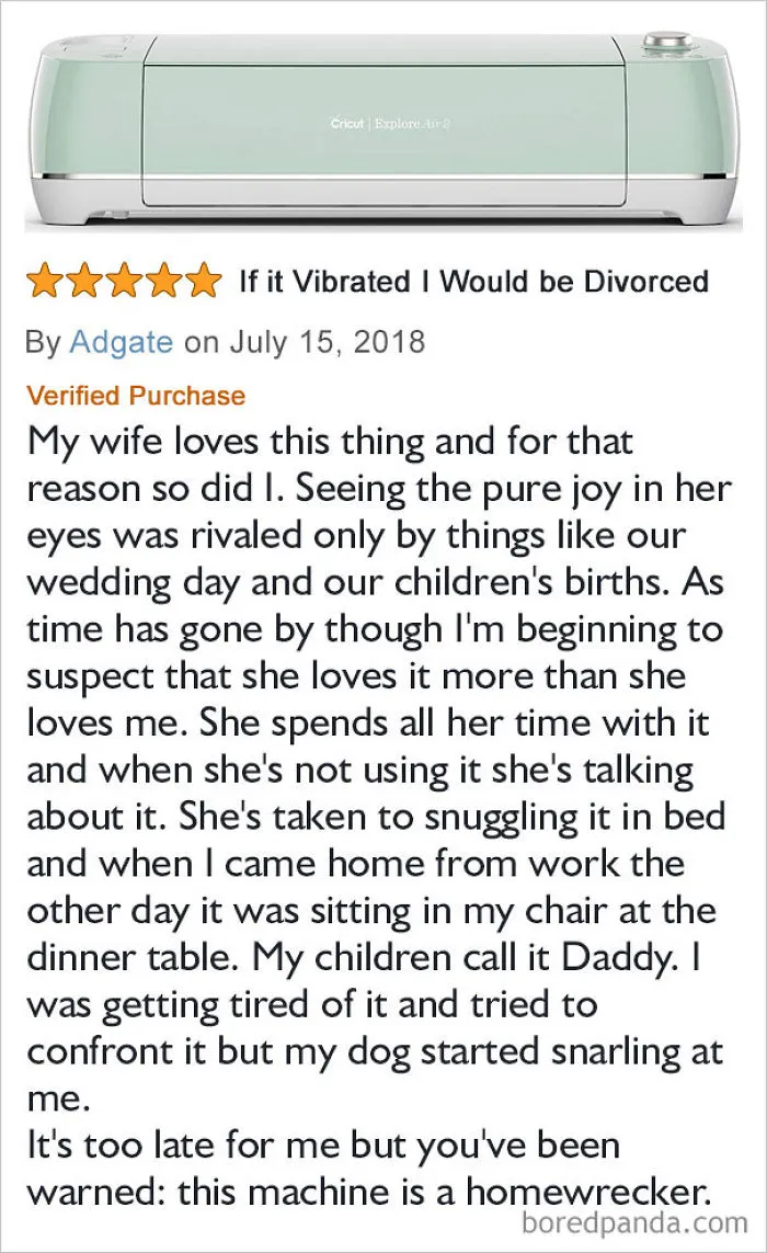 Wife Leaves Husband For Printer