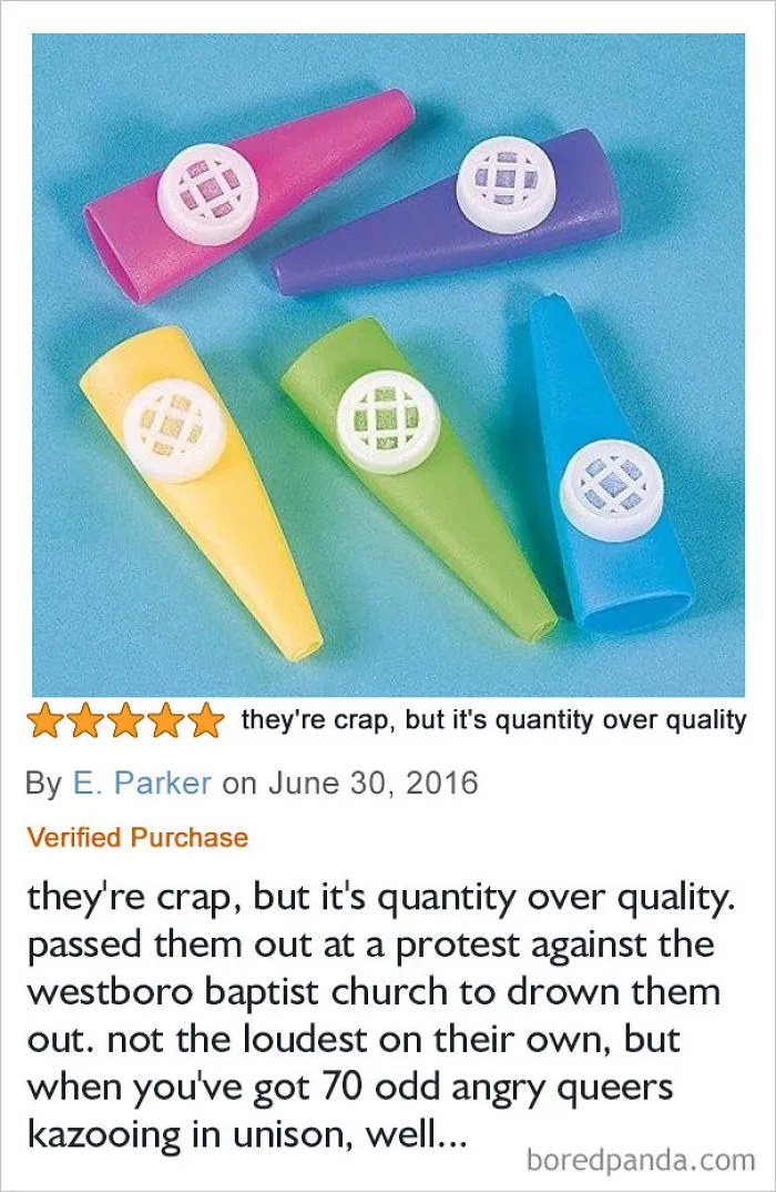 Found On A 72 Pack Of Kazoos