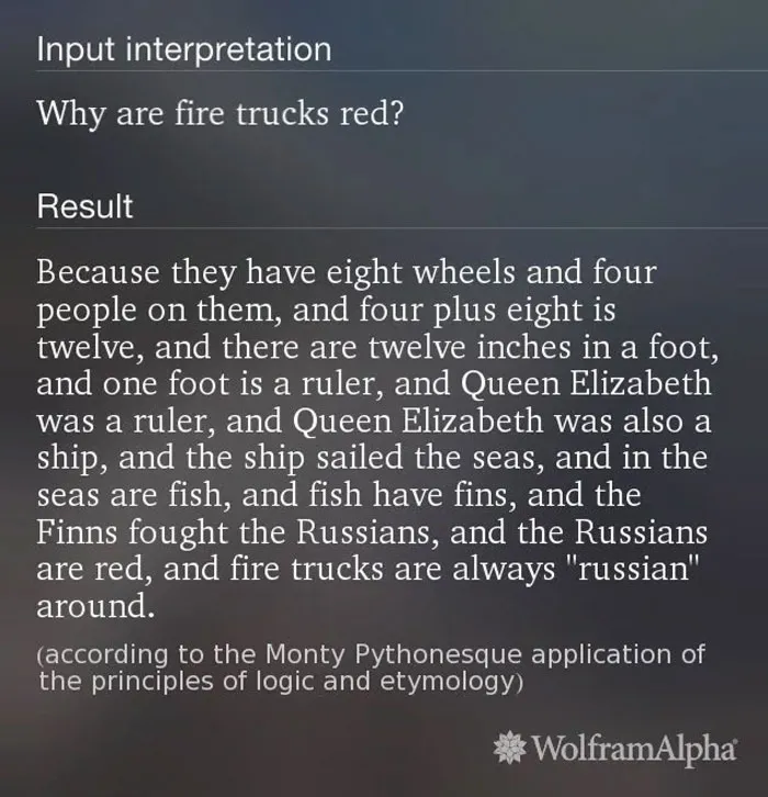 I Asked Siri Why Fire Trucks Are Red, I Had No Idea!