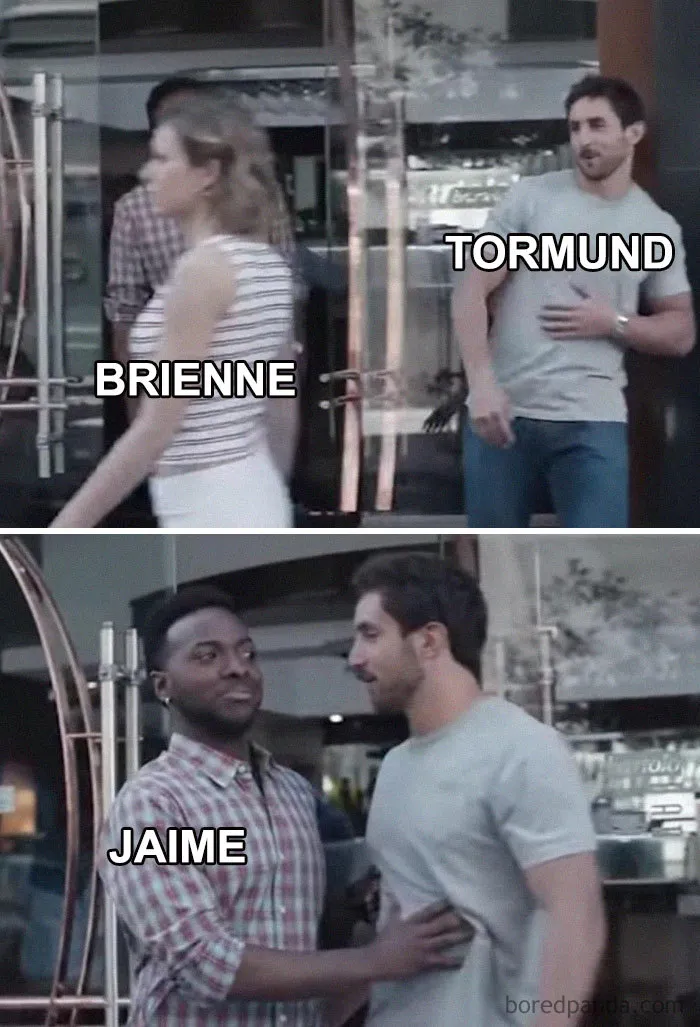 30 Of The Funniest Tormund And Brienne From GoT Memes