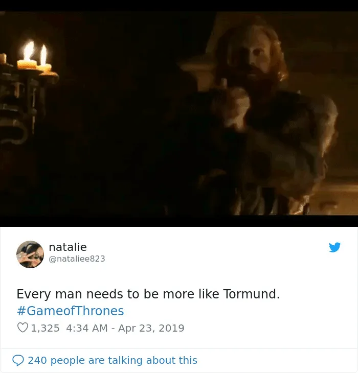 30 Of The Funniest Tormund And Brienne From GoT Memes