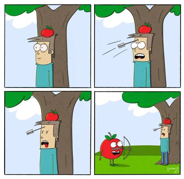40 Hilarious And Dark Comics With A Sudden Twist By Scribbly G