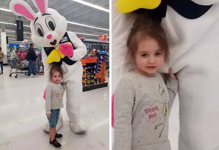 La cara del conejo lo dice todo